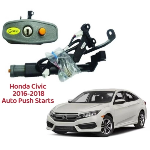 HONDA CIVIC 2016 - 2021 / 2022 -2023 ( AUTO PUSH ) GENEO PEDAL LOCK DOUBLE LOCK BRAKE LOCK - A11336