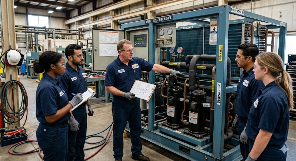 Packaged chiller system training
