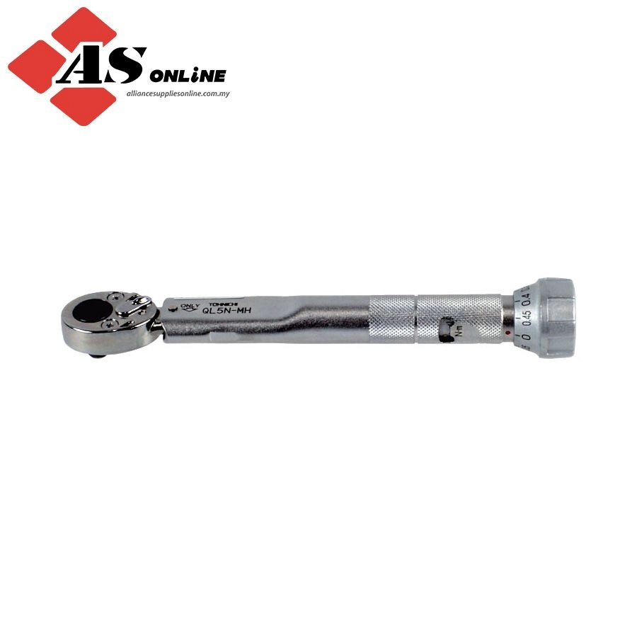 TOHNICHI  QL-MH Ratchet Head Type Adjustable Torque Wrench / Model: QL5N-MH