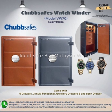 Chubbsafes Watch Winder Model VW70 Luxury Design