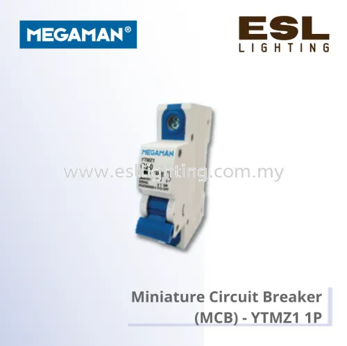 MEGAMAN CIRCUIT BREAKER - MINIATURE CIRCUIT BREAKER (MCB) - YTMZ1 1P