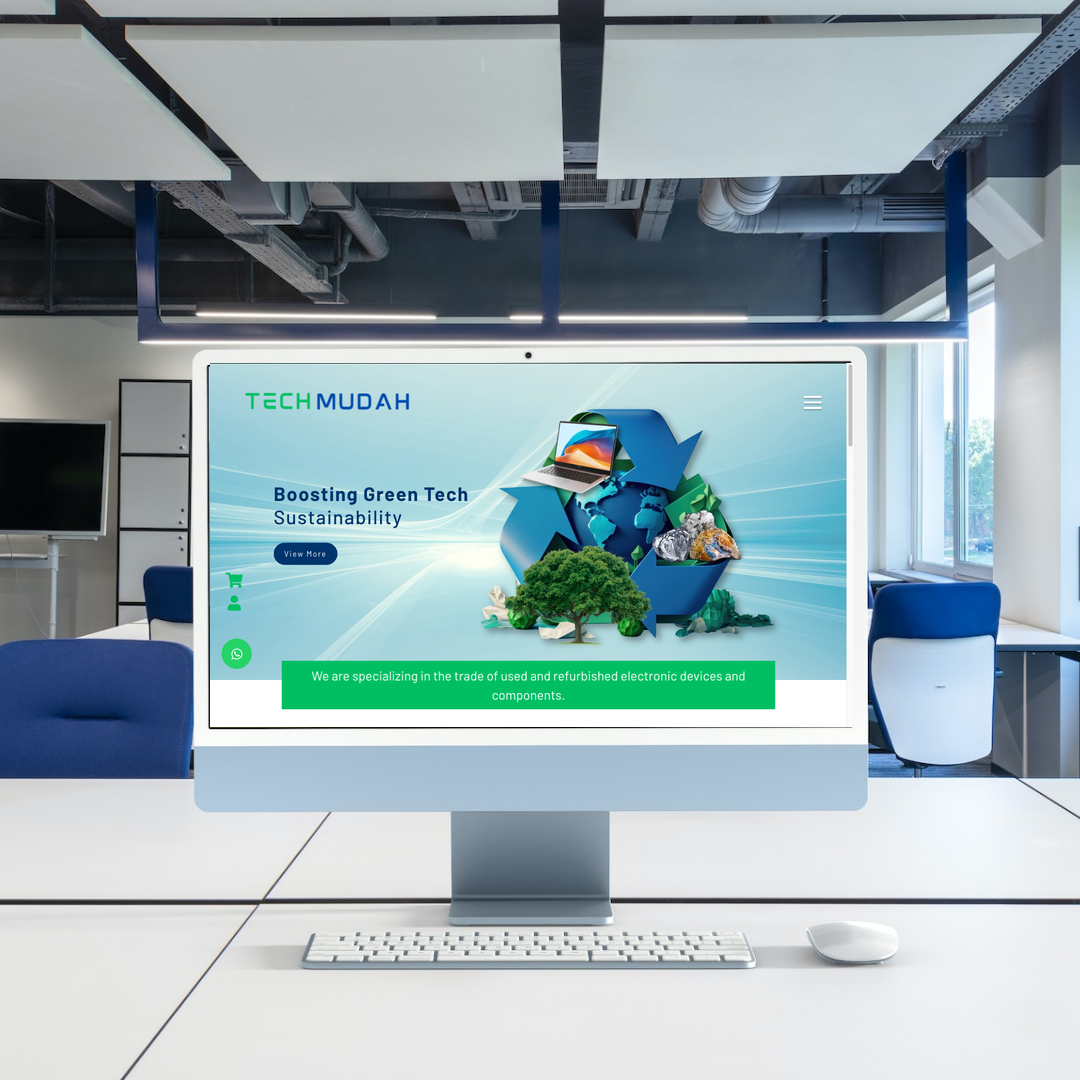 Refurbished Electronics Supplier Page for Green Tech Buyers