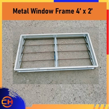 Metal Window Frame / Frame Sisik Tingkap Bilik Air 4'X2'