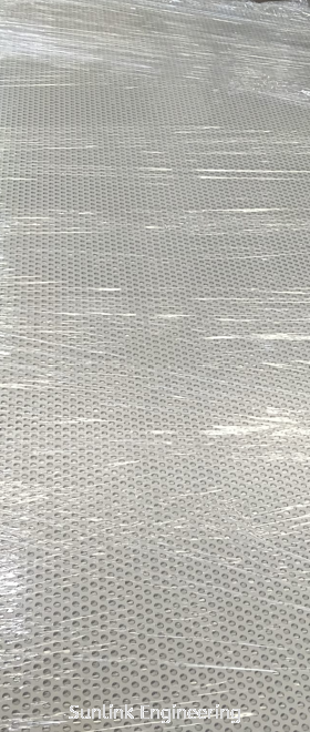 Laser Cut Perforated Plate Powder Coat