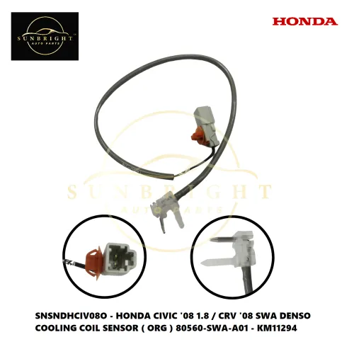 SNSNDHCIV08O - HONDA CIVIC '08 1.8 / CRV '08 SWA DENSO COOLING COIL SENSOR ( ORG ) 80560-SWA-A01 - KM11294