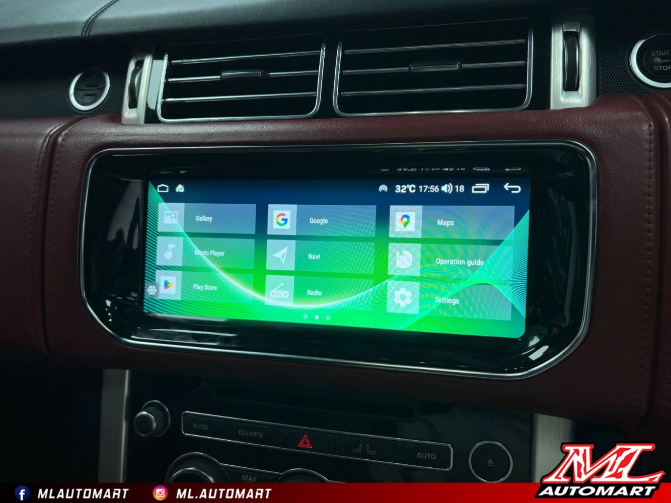 Land Rover Range Rover Vogue L322 Android Monitor (10.25")
