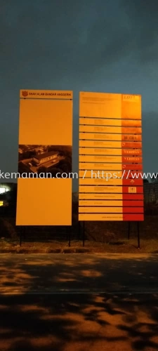 AIR SELANGOR CONSTRUCTION PROJECT SIGNBOARD IN PAHANG GAMBANG 