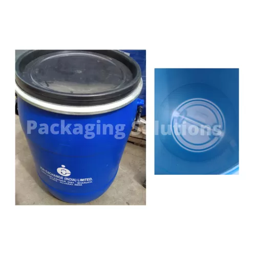 Reconditioned Open Top Plastic Blue Drum 50L