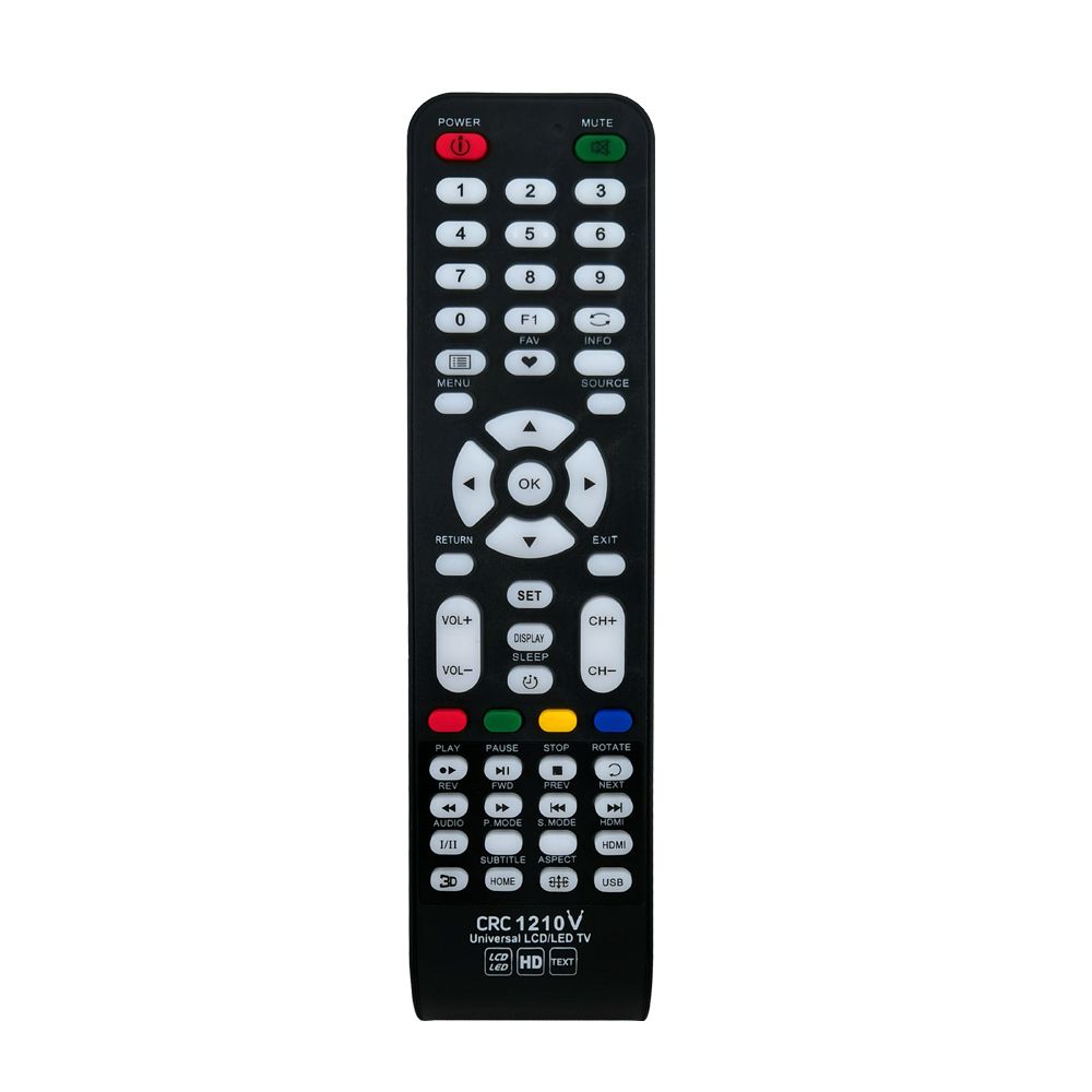 Universal LED / LCD TV Remote Control Refer for ALL TV brands CRC1210V
