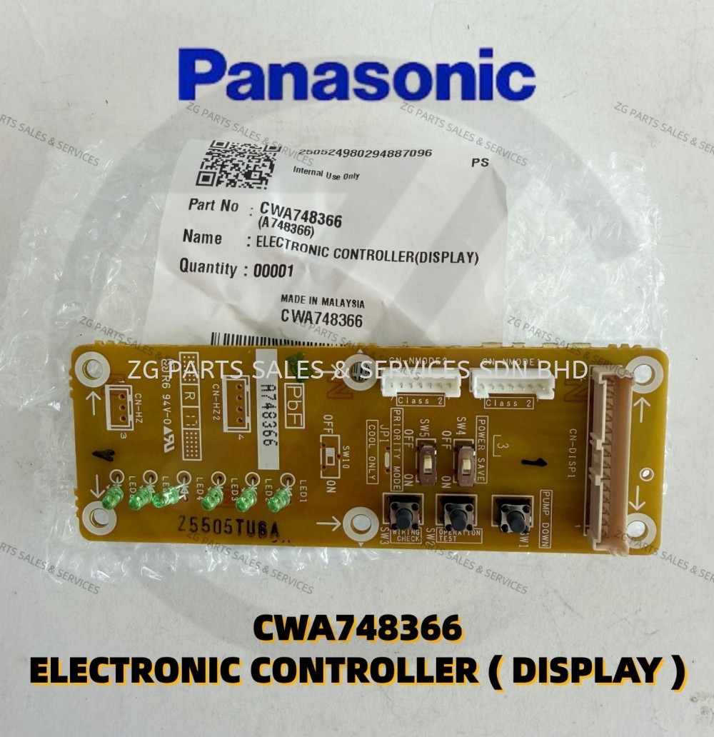 CWA748366 Panasonic Electronic Controller ( Display )
