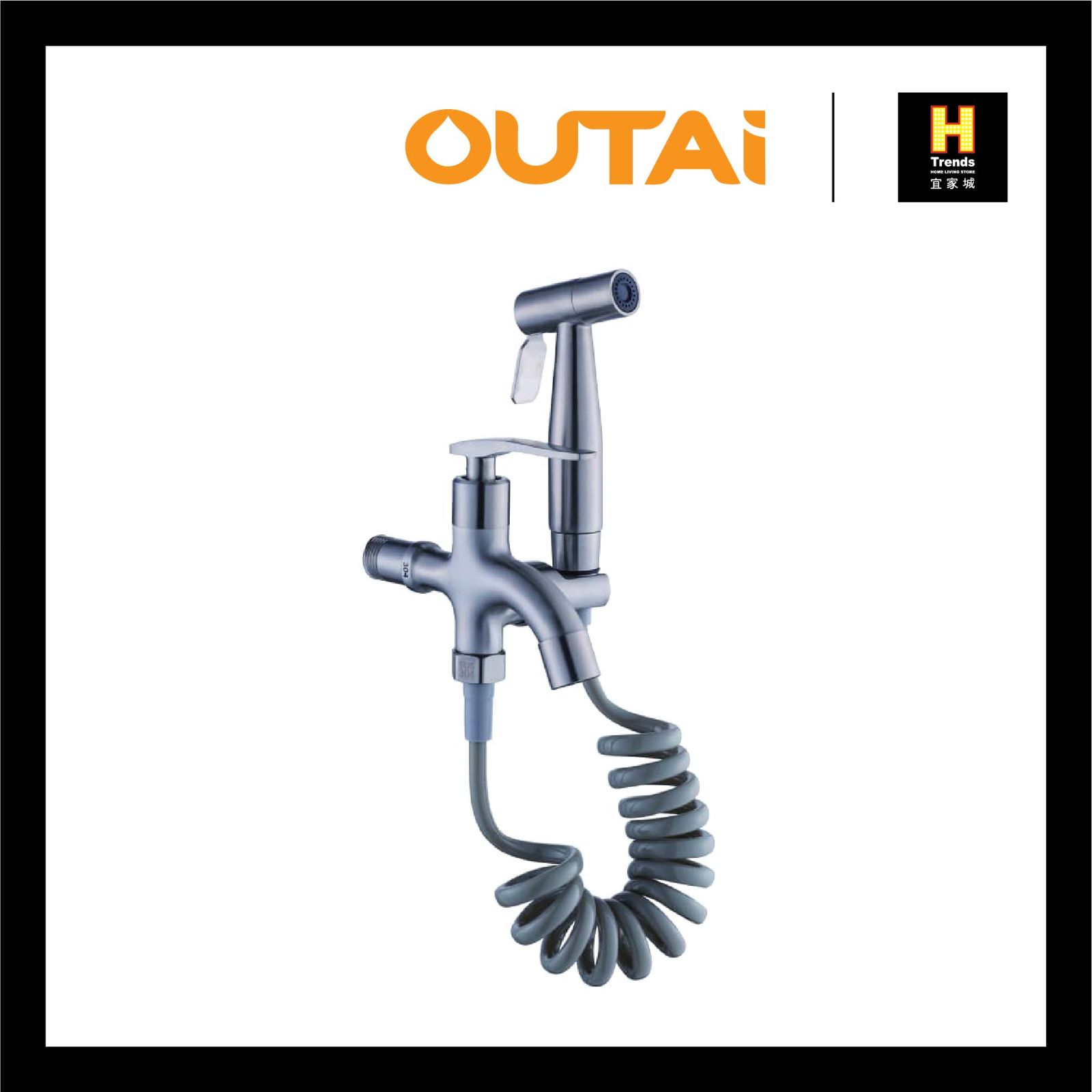 Outai Two Way Tap c/w Hand Bidet OT32042