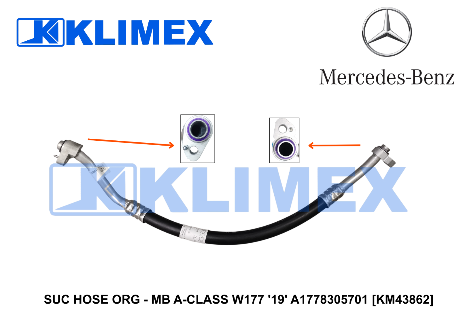 SUC HOSE ORG - MB A-CLASS W177 '19' A1778305701 [KM43862]