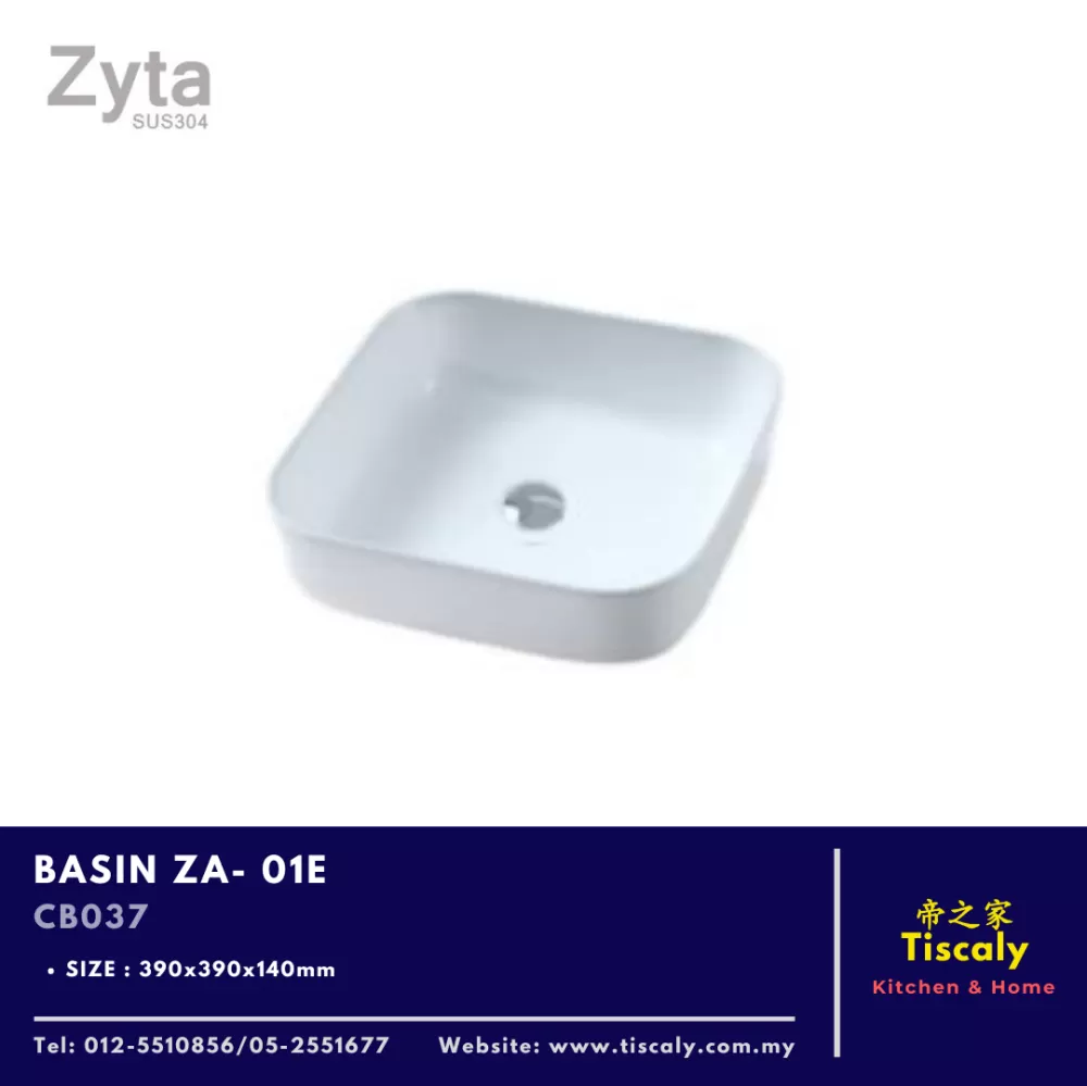 ZYTA COUNTER TOP BASIN ZA-01E CB037
