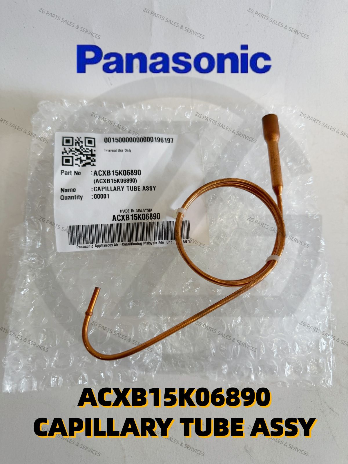 ACXB15K06890 Panasonic Capillary Tube Assy