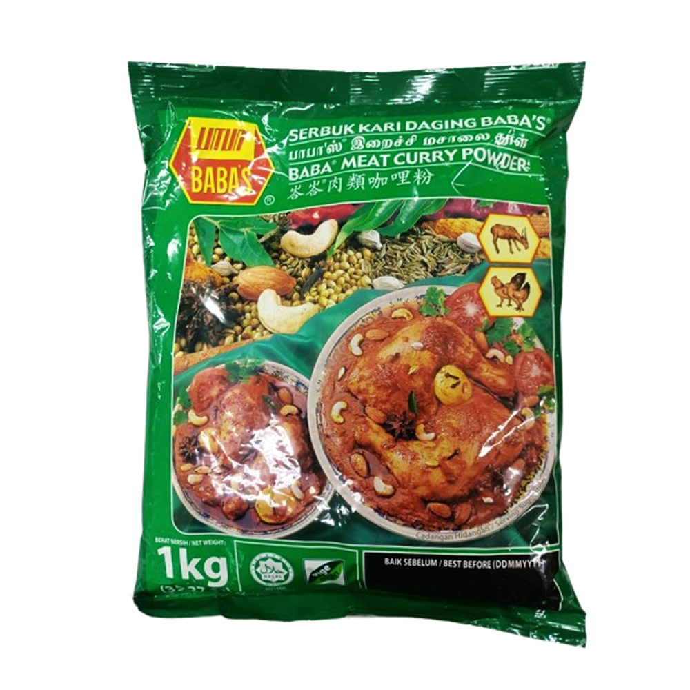 Babas Serbuk Kari Daging / Meat Curry Powder 1kg