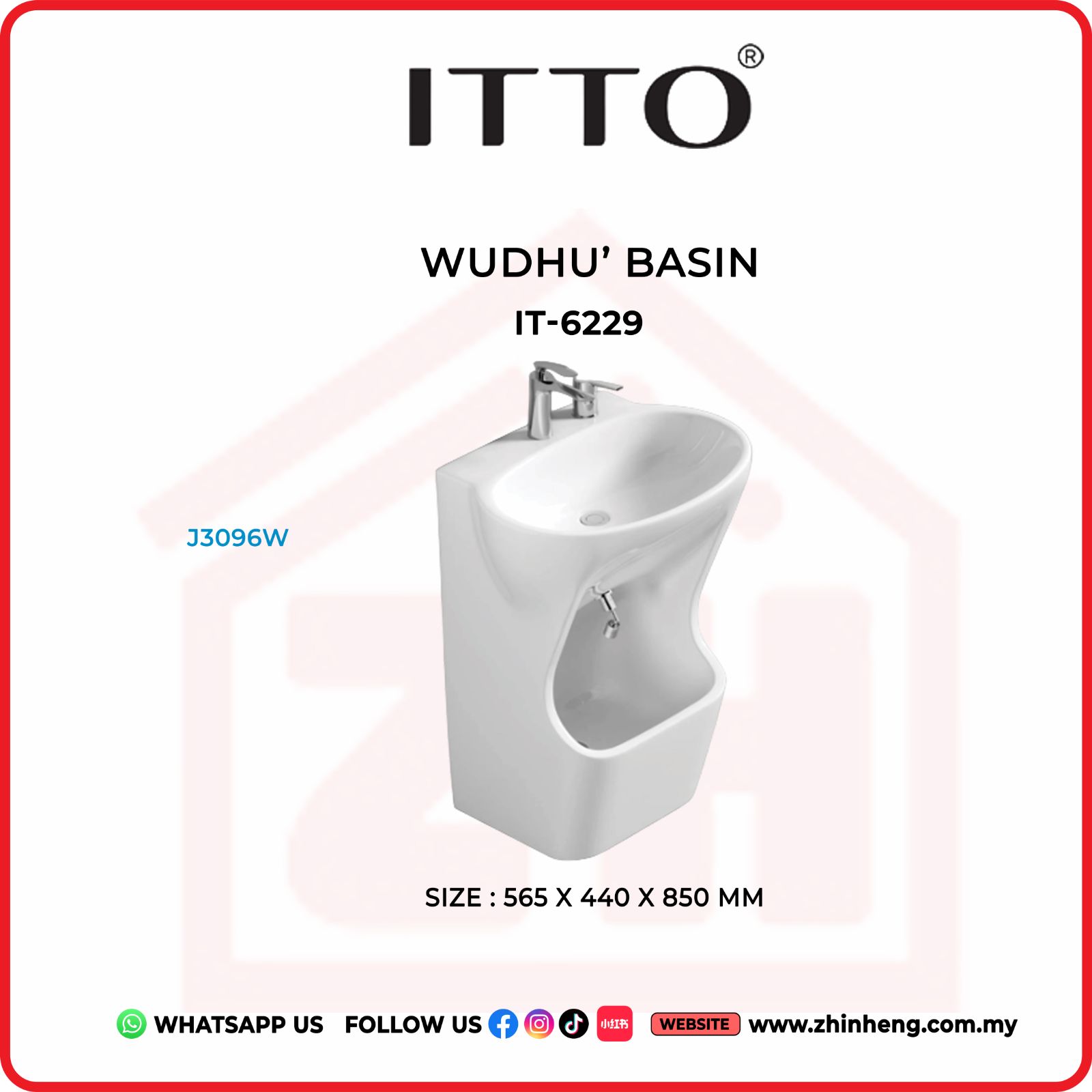 ITTO WUDHU BASIN IT-6229