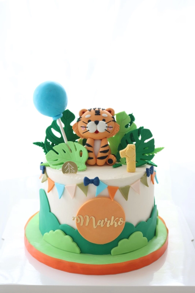 Tiger Safari Cake