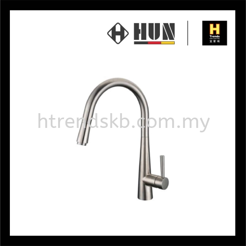 HUN Single Lever Sink Tap With Pull-Out Tap HWT601