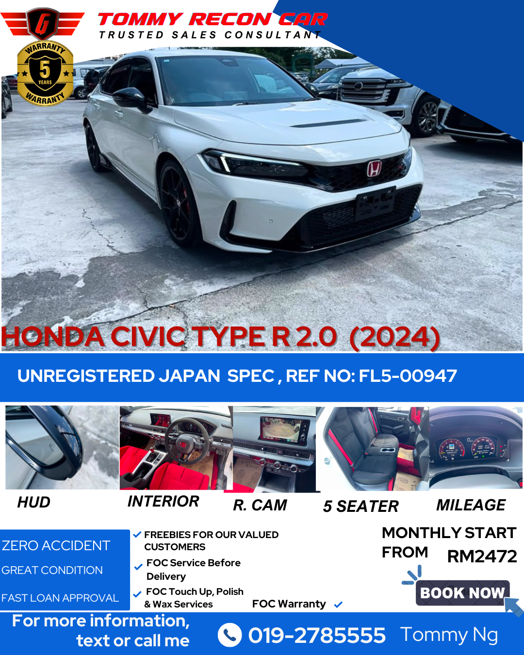 2024 HONDA CIVIC TYPE R FL5