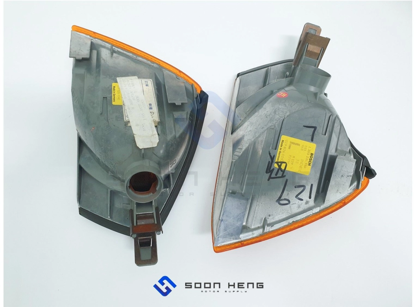 Mercedes-Benz R129 - Front Left & Right Signal Lamp Set (Amber) (BOSCH)