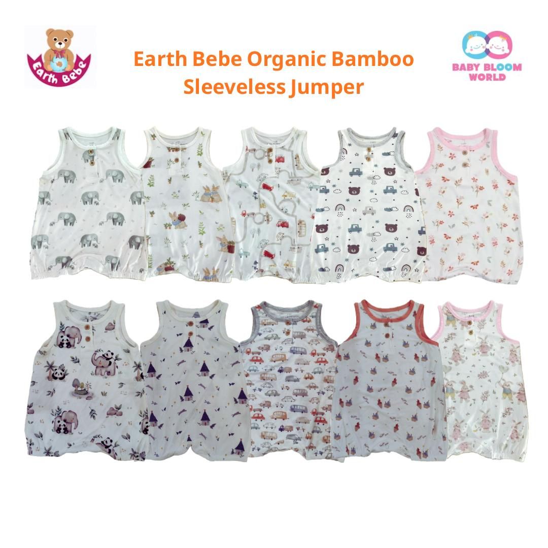 Earth Bebe Bamboo Sleeveless Jumper (3-18 Months)