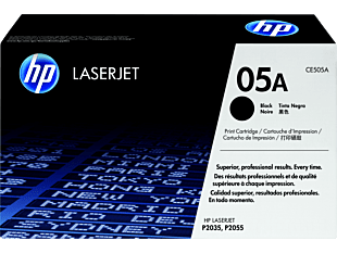 HP 05A Black Original LaserJet Toner Cartridge CE505A