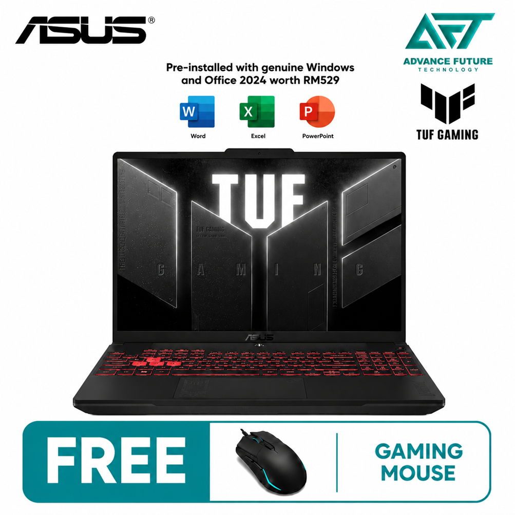 Asus TUF Gaming A16 FA607N-UQRL888WS 16'' FHD+ 144Hz Gaming Laptop Gray ( AMD Ryzen 7 170, 16GB, 512GB SSD, RTX4050, W11, H&S 2024&M365 )