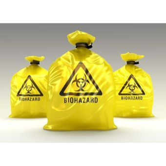 Yellow Clinical Waste Bag