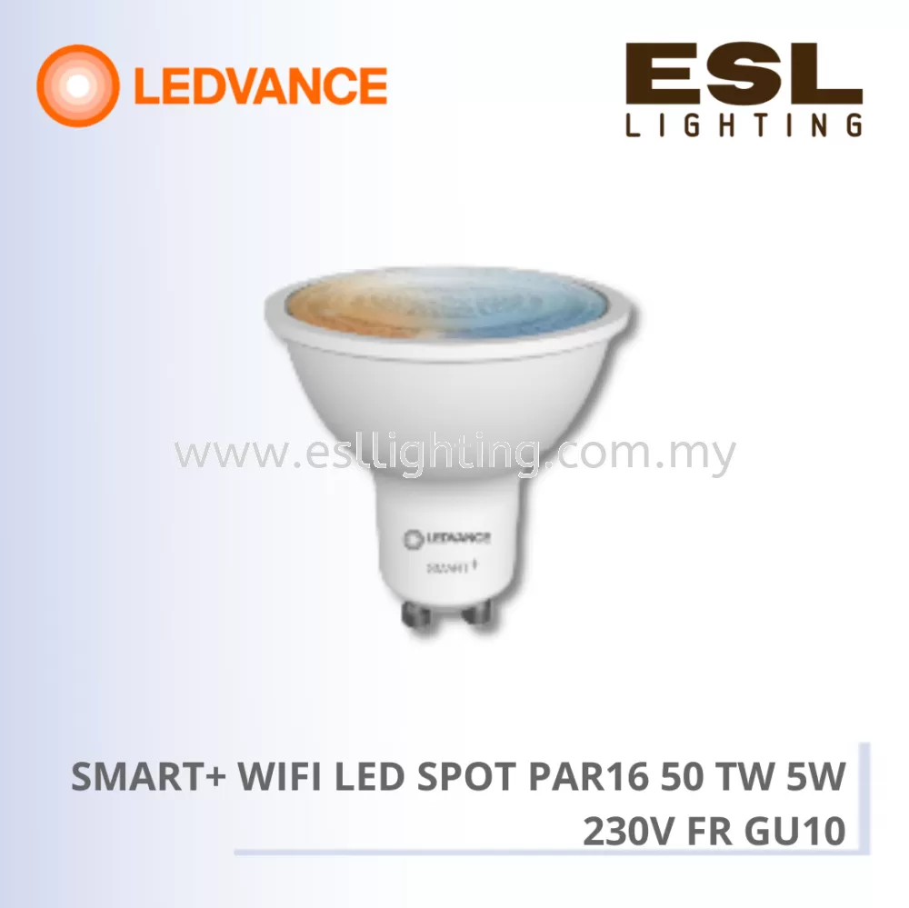 LEDVANCE SMART+ WIFI LED SPOT PAR16 50 TW 5W 230V FR GU10 - 4058075485112
