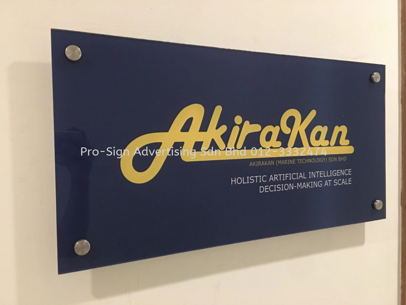 ACRYLIC SIGNAGE (AKIRAKAN, 2022, KL)