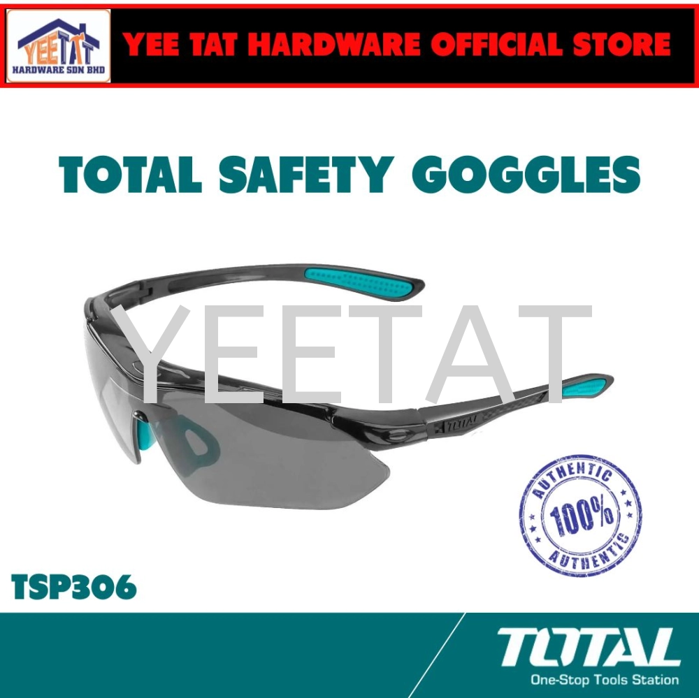 [ TOTAL ] TSP306 SAFETY GOGGLES LEVEL 9 SHADE Polycarbonate Made