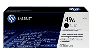 HP 49A Black Original LaserJet Toner Cartridge Q5949A
