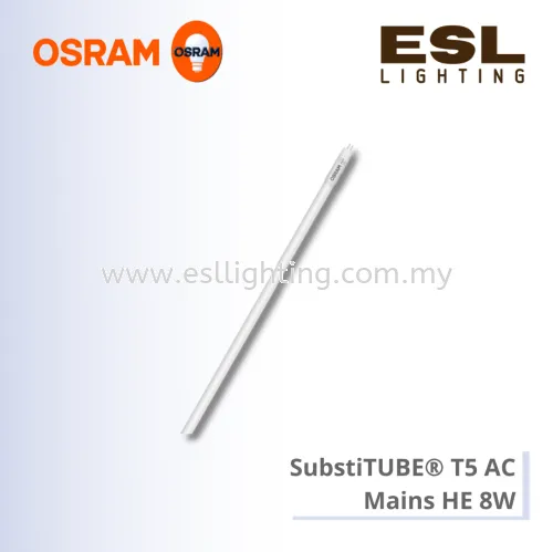 OSRAM SubstiTUBE T5 AC Mains - ST5HE14-0.6M 8W/8XX 220-240V AC