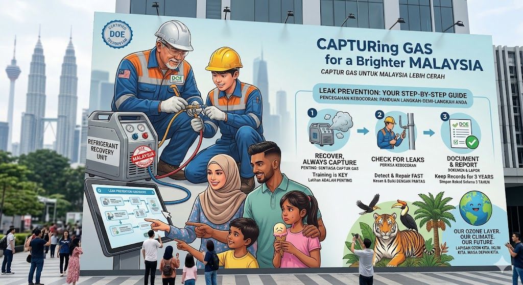 refrigerant release prevention guidelines Malaysia