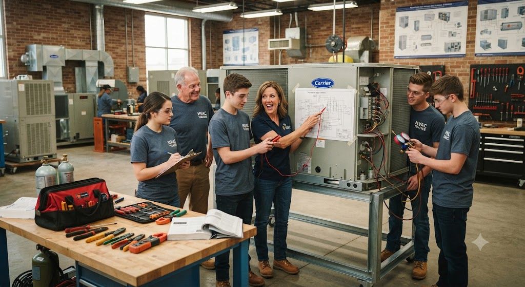 Industrial HVAC maintenance training
