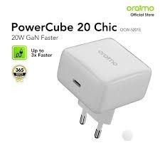ORAIMO PowerCube 20 Chic 20W GaN FASTER CHARGER OCW-5201U+CC54 WHITE