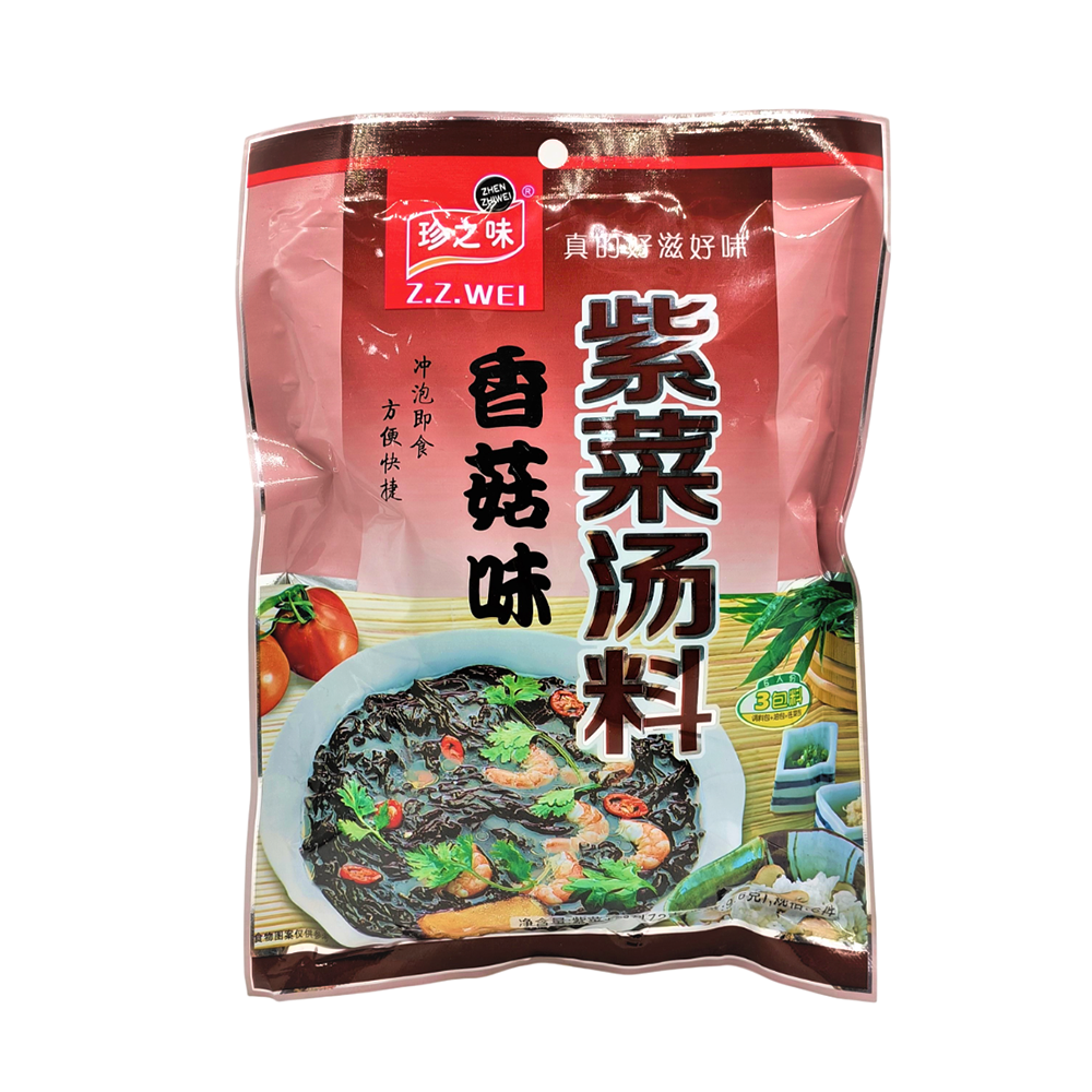 Zhen Zhen Wei Mushroom Laver Soup