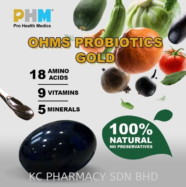 (HOT PRODUCT) PHM OHMS Probiotics Gold 60's