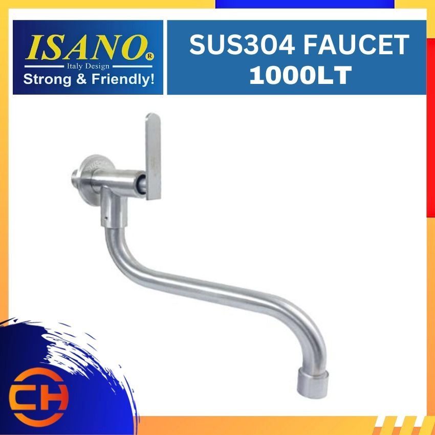 ISANO FAUCET 1000LT SUS304 Stainless Steel Ablution Tap Wall Mounted Water Faucet