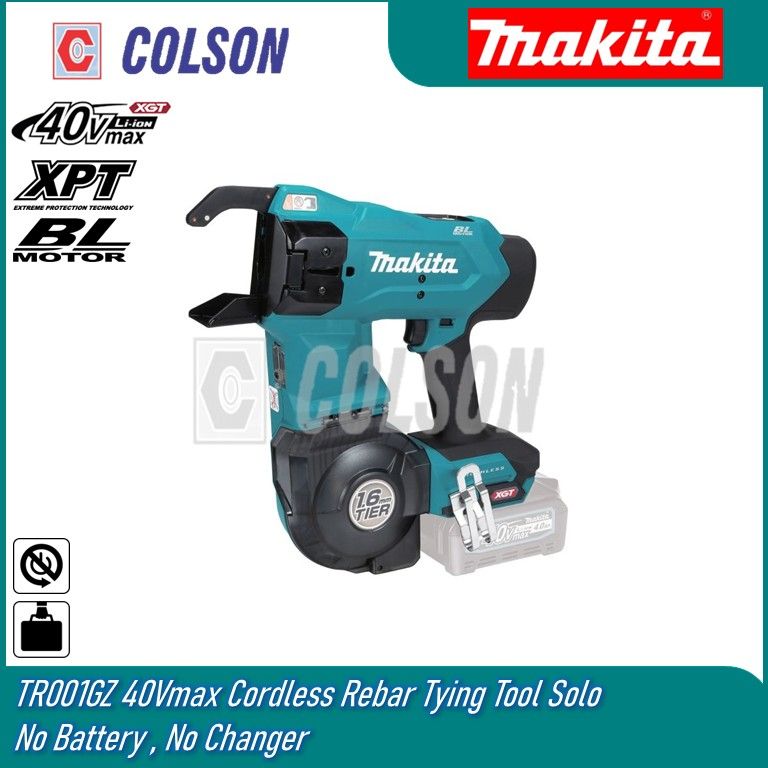 MAKITA TR001GZ 40Vmax Cordless Rebar Tying Tool Solo