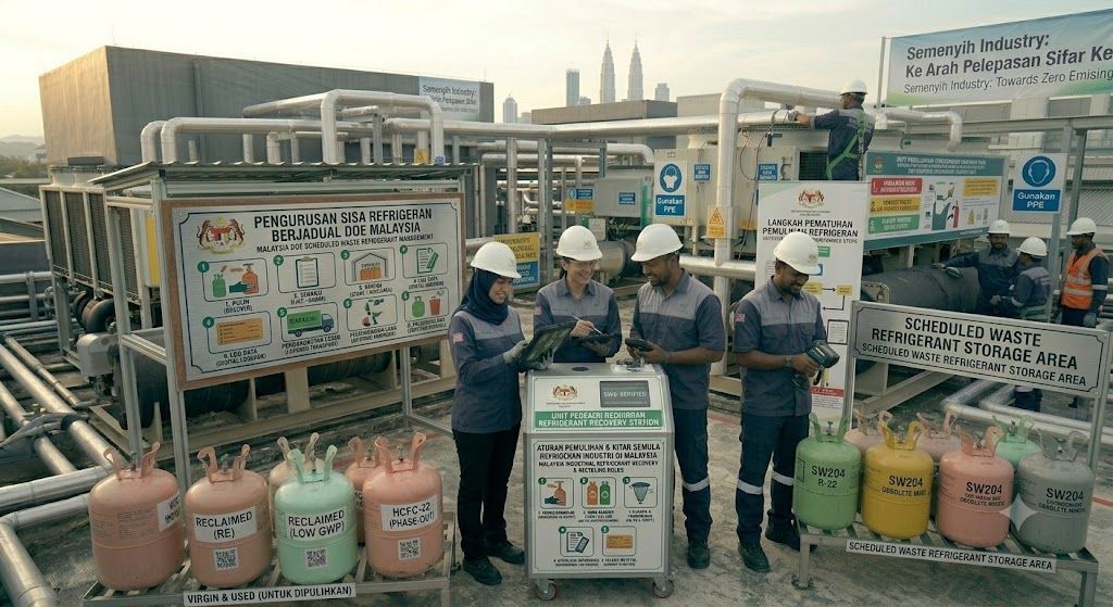 scheduled waste refrigerant compliance Malaysia DOE