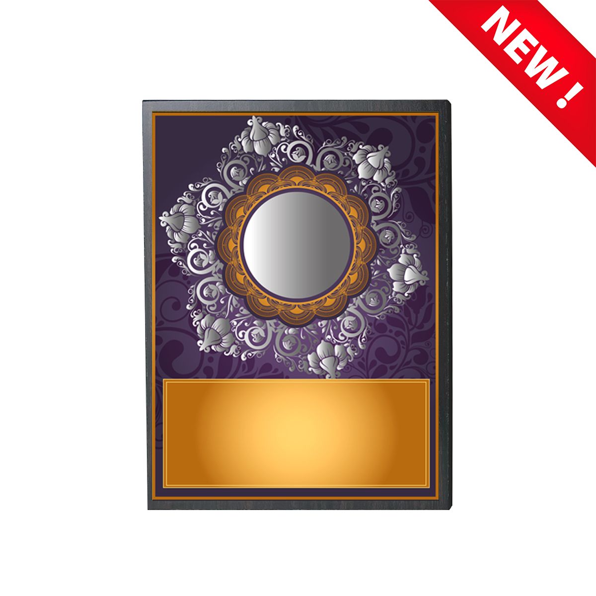 Wooden Plaque with Gold Foil Sticker SVS 0036
