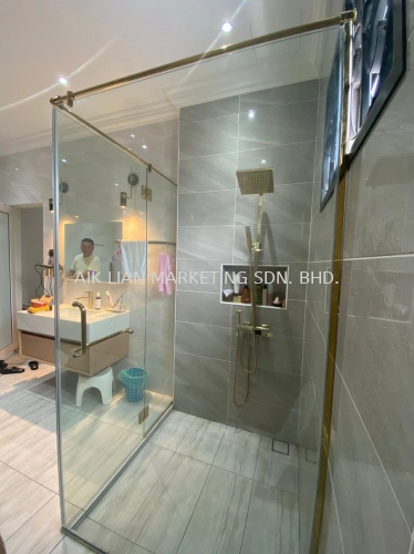 Bathroom Clear Shower Screen At Klang | Setia Alam | Telok Pulai