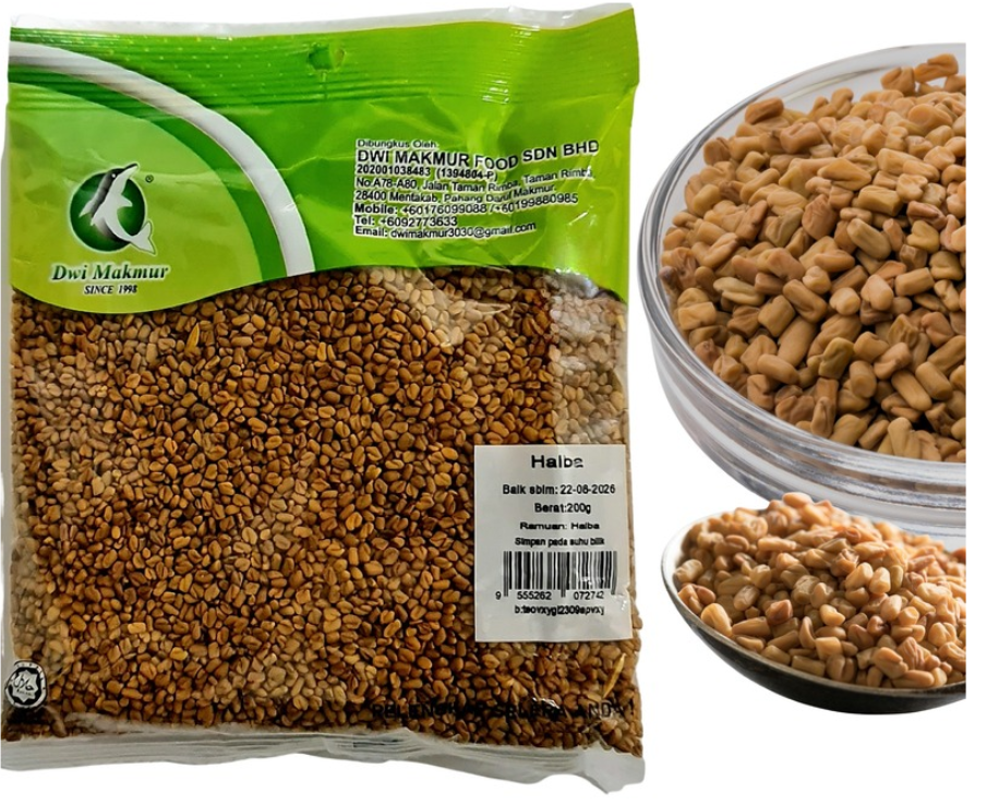 Fenugreek 200 Grams RM3.50 X 5 Units C.Dwi Makmur