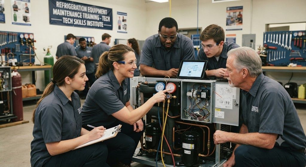 Refrigeration equipment maintenance training