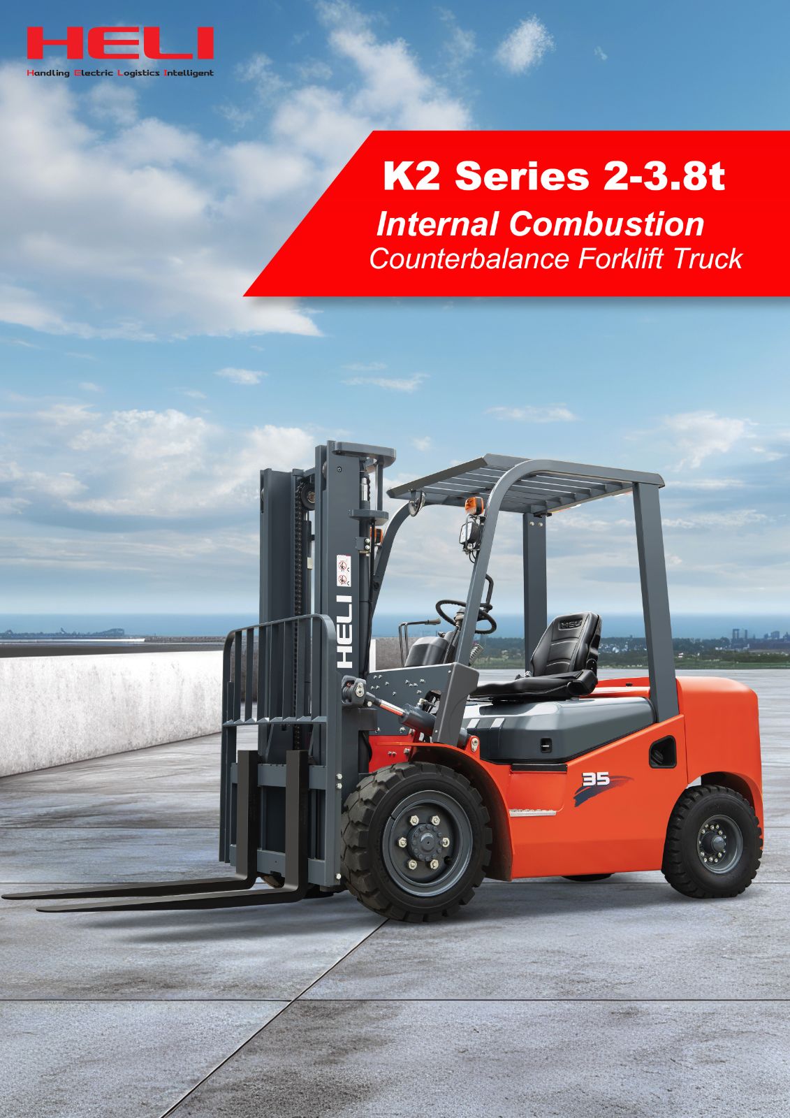 K2 Diesel Forklift 2.0 - 3.5ton