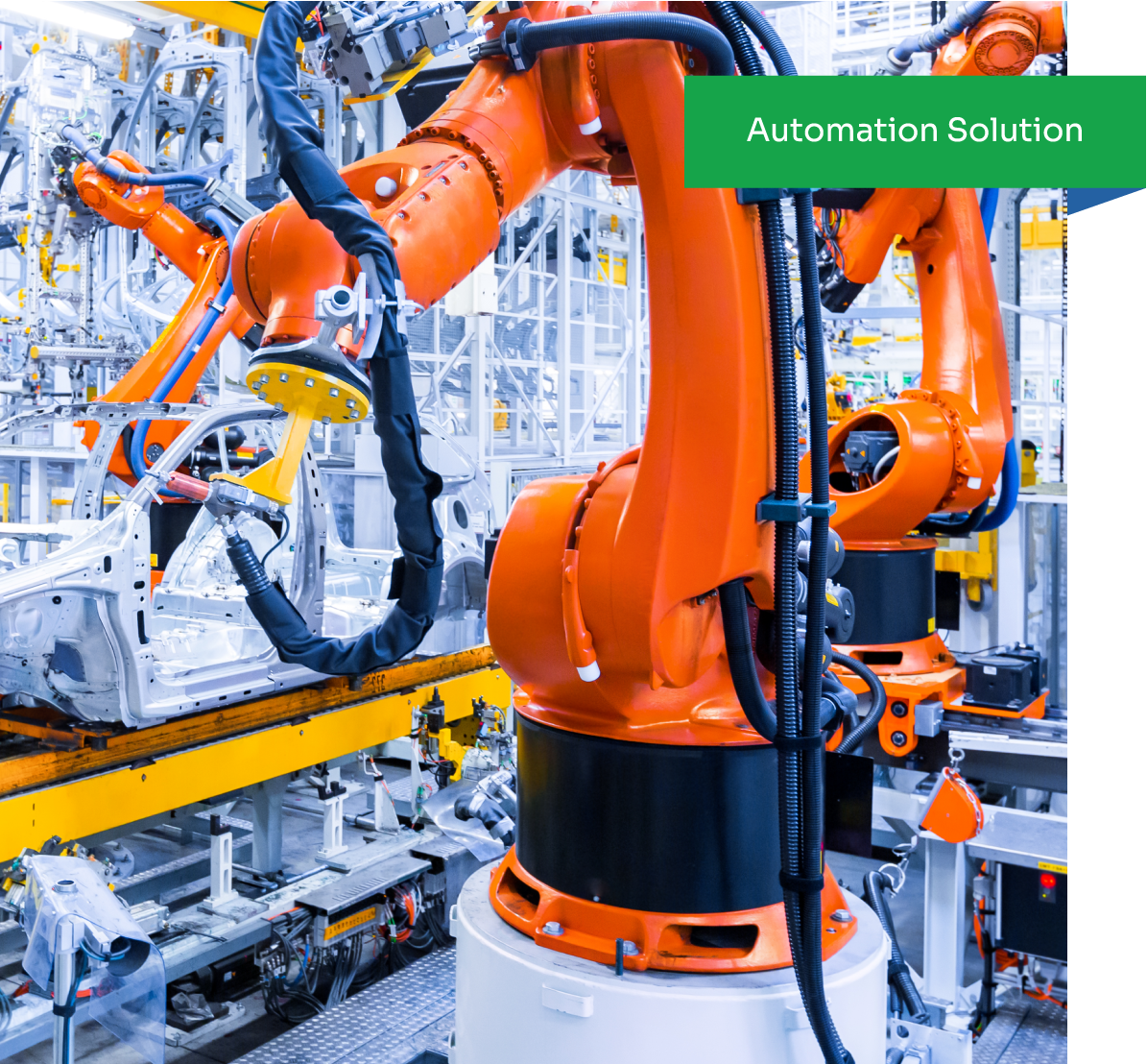 Industrial robotic arm automation system
