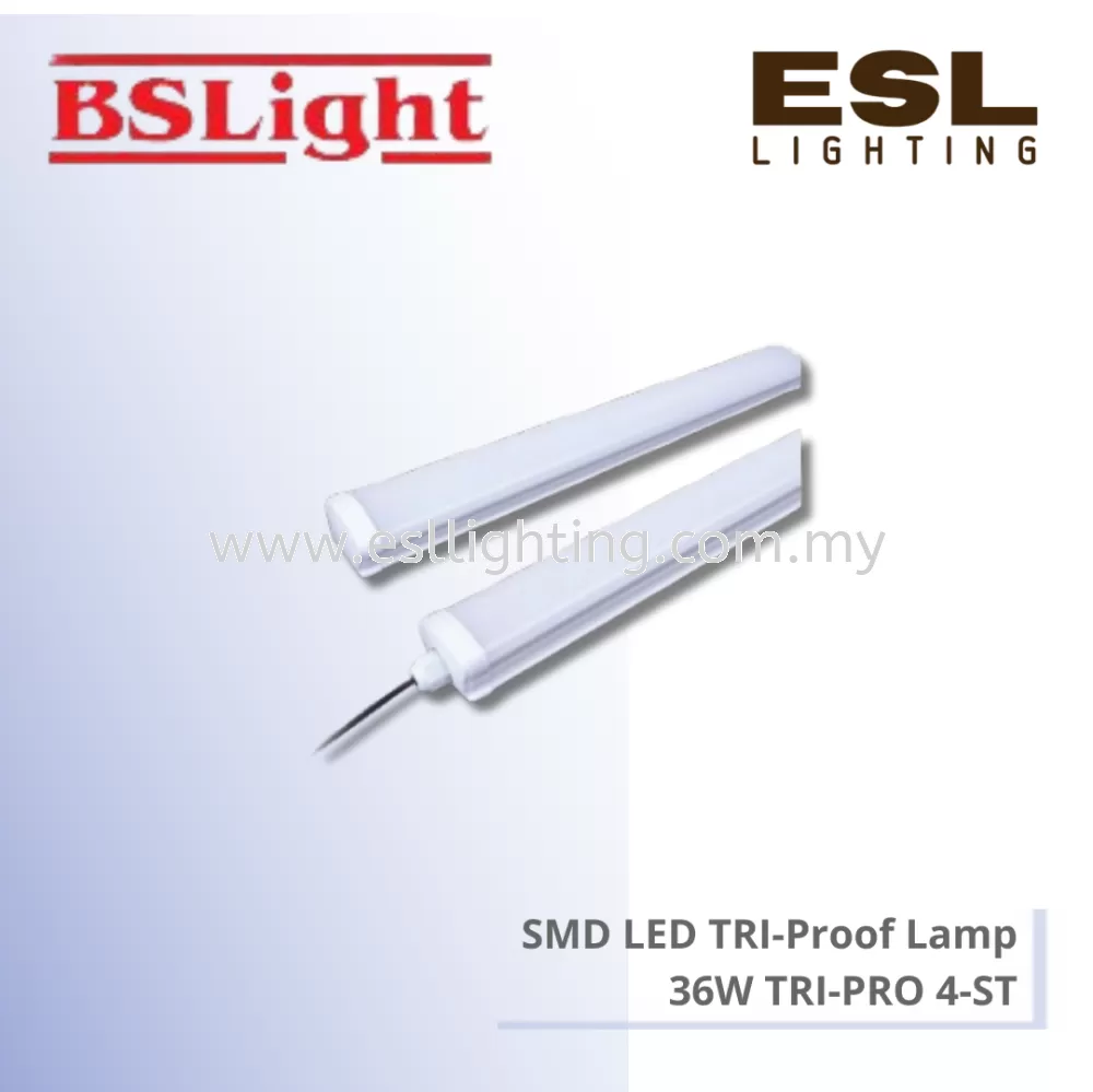BSLIGHT SMD LED TRI-Proof Lamp (Weather, Insect, Dustproof) - 36W - TRI-PRO 4-ST