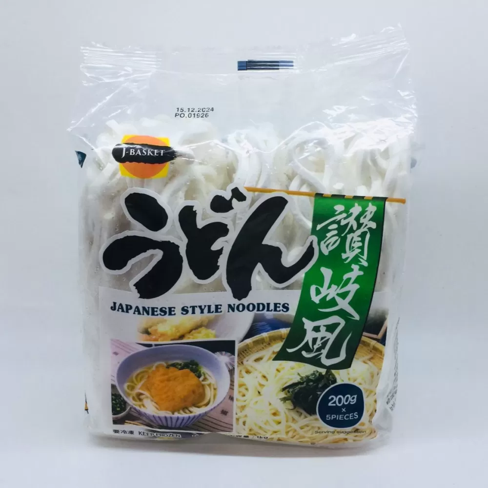 J-Basket Japanese Style Noodles讃岐風烏冬麵5pcs