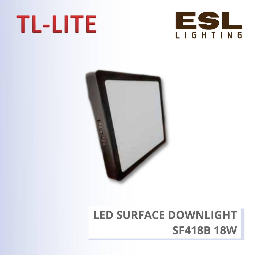 TL-LITE DOWNLIGHT - LED SURFACE DOWNLIGHT (BLACK) - 18W - SF418B
